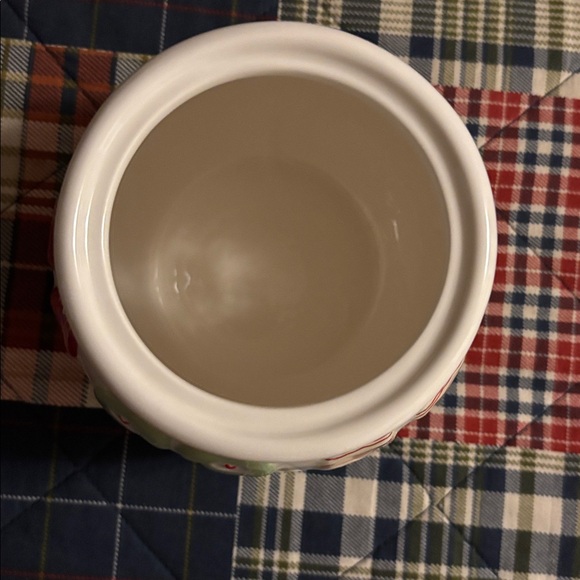 Hallmark Red and White Holiday Cookie Jar with Mittens - Picture 7 of 7